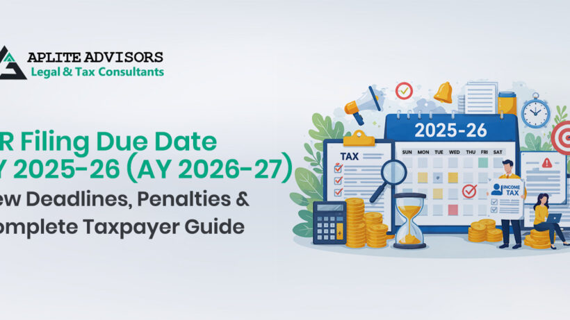 ITR Filing Due Date FY 2025-26 (AY 2026-27) New Deadlines, Penalties & Complete Taxpayer Guide