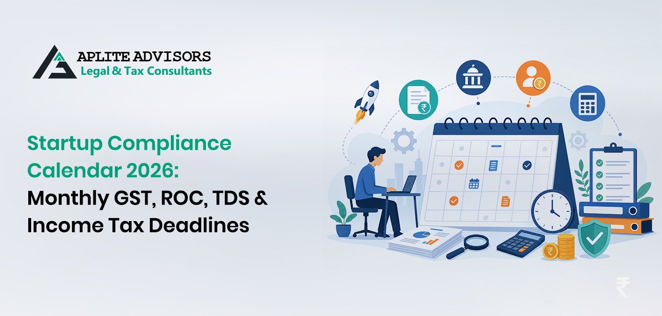 Startup Compliance Calendar 2026: Monthly GST, ROC, TDS & Income Tax Deadlines